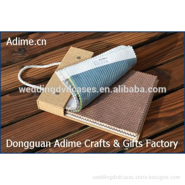 Fabric Linen Cloth Color Sample Book for texture Swatch